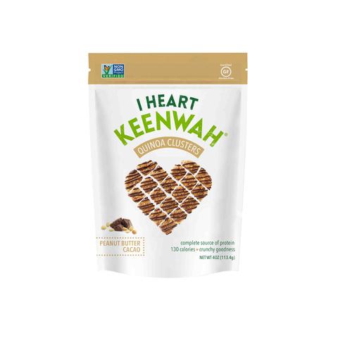 I Heart Keenwah Peanut Butter Cacao Quinoa Clusters