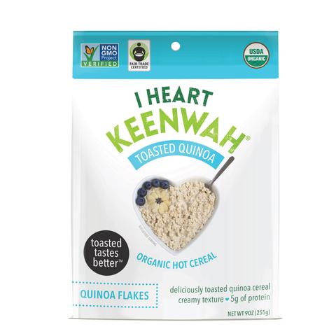 I Heart Keenwah Toasted Quinoa Flakes Hot Cereal 