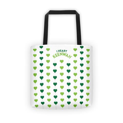 Vertical Hearts Tote